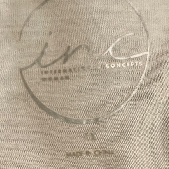 I.N.C. International Concepts® American Flag Cowl Neck Top - Picture 8 of 9